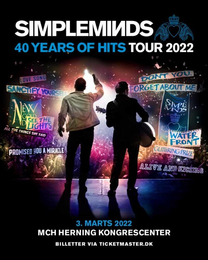 simple minds tour posters