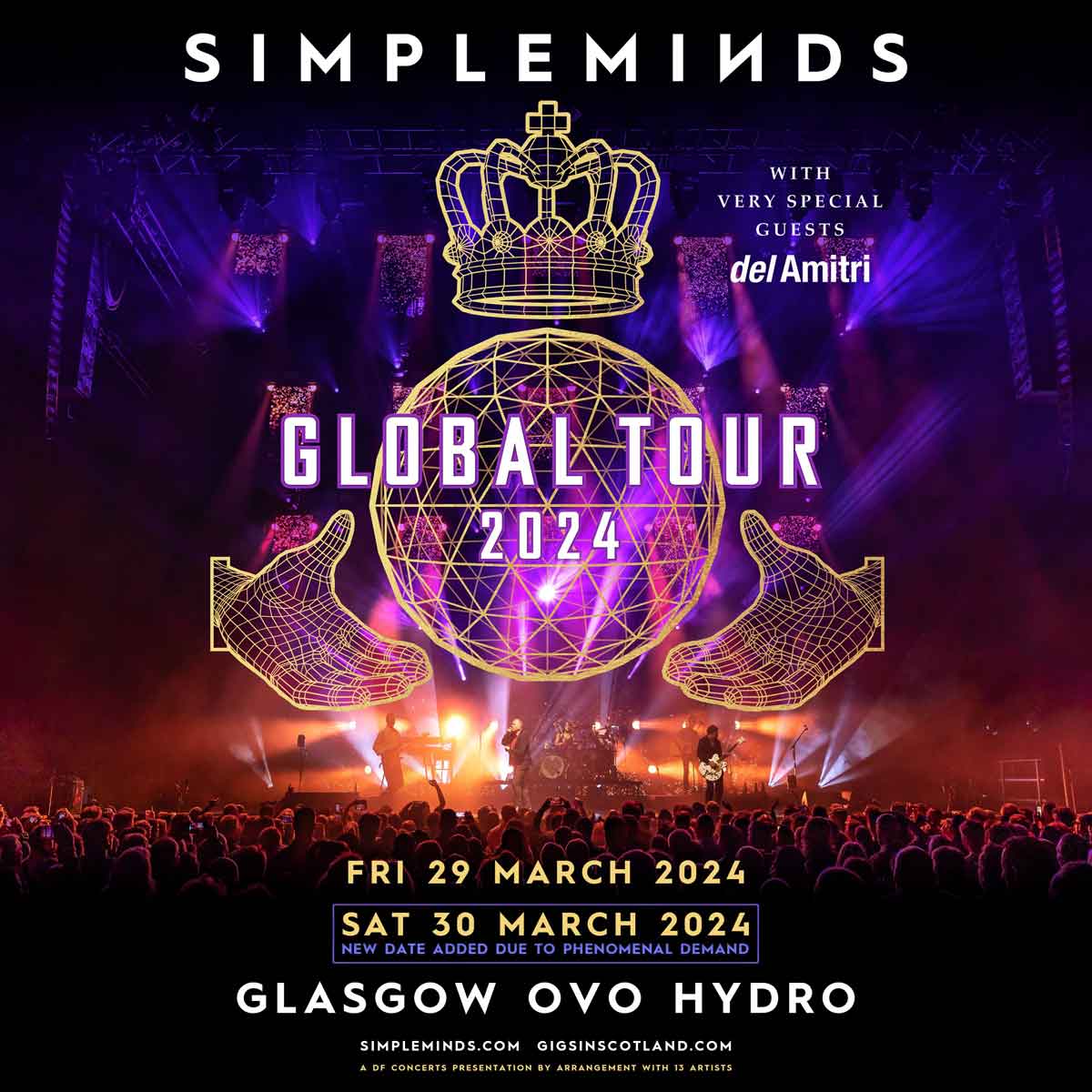 Simple Minds Global Tour 2024 Glasgow