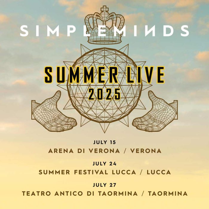 Simple Minds Will Play Italy In 2025 - SIMPLEMINDS.COM