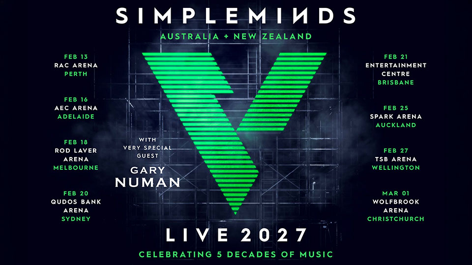 Simple Minds Australia New Zealand 2027