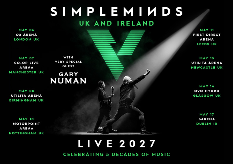 Simple Minds UK-EIRE 2027